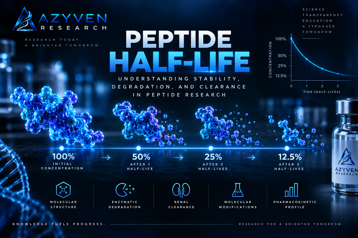 What Is Peptide Half-Life? Understanding Stability, Degradation, and Clearance
