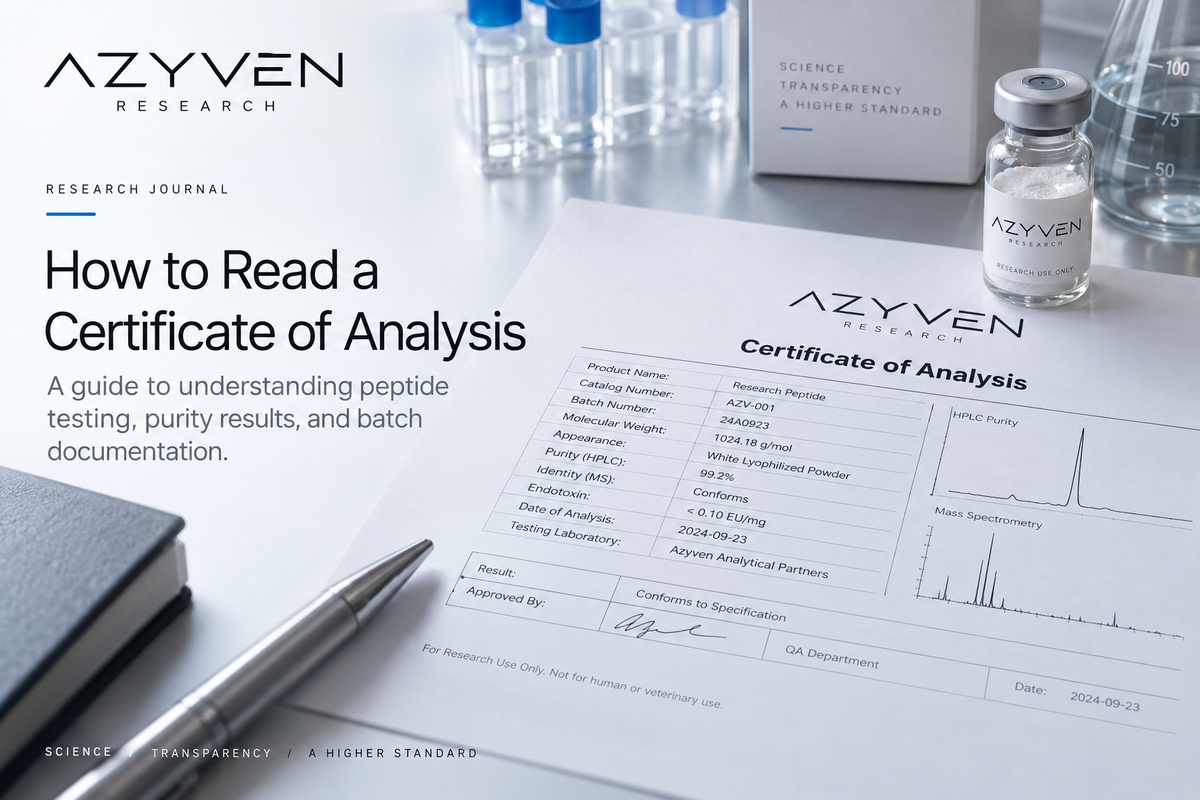 Azyven Research and Analytical Transparency