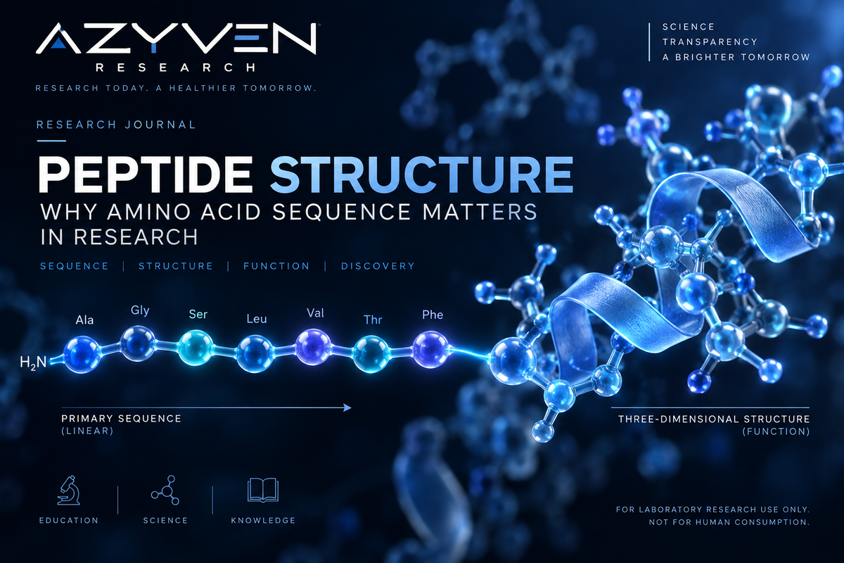 Peptide Structure: Why Amino Acid Sequence Matters in Research