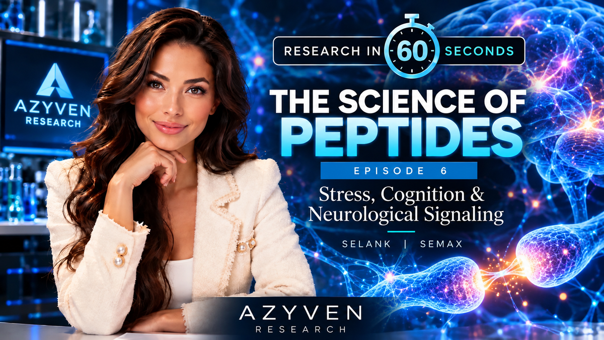 The Science of Peptides – Episode 6: Stress, Cognition & Neurological ...