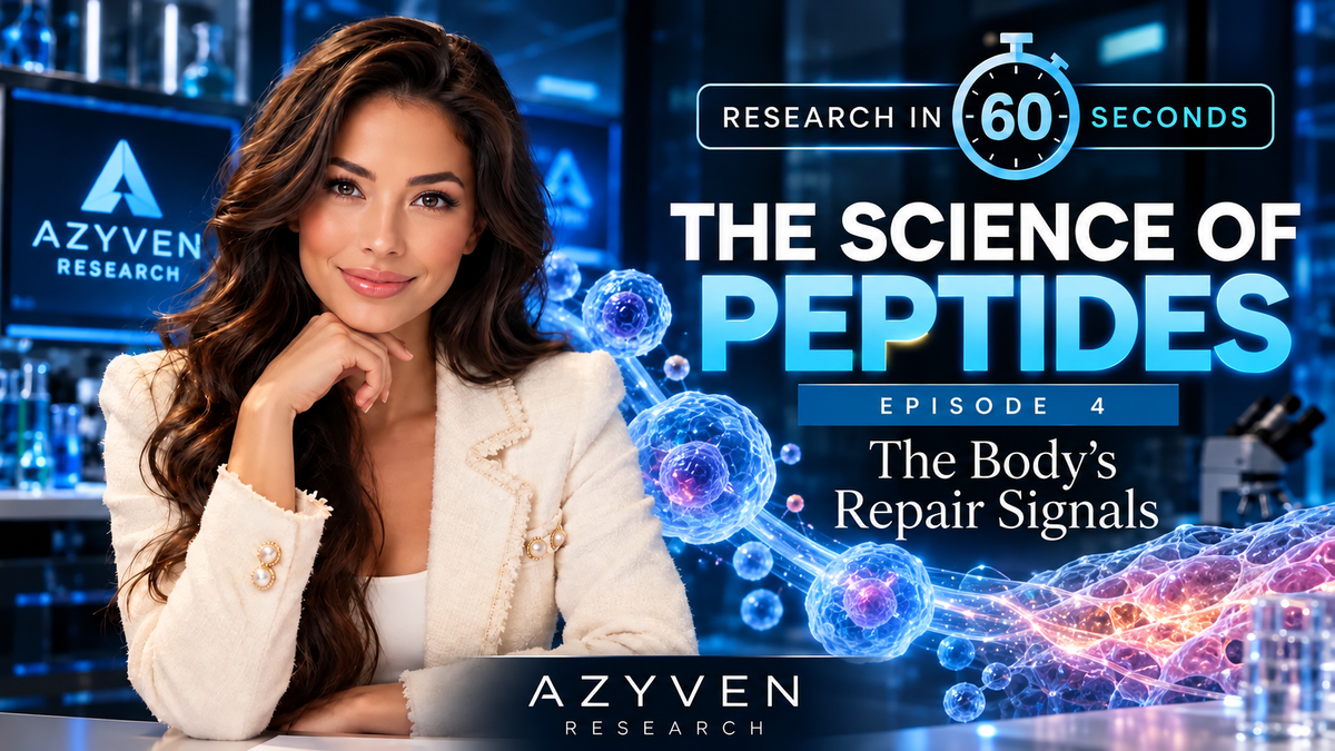 The Science of Peptides — Episode 4: The Body's Repair Signals – Azyven ...