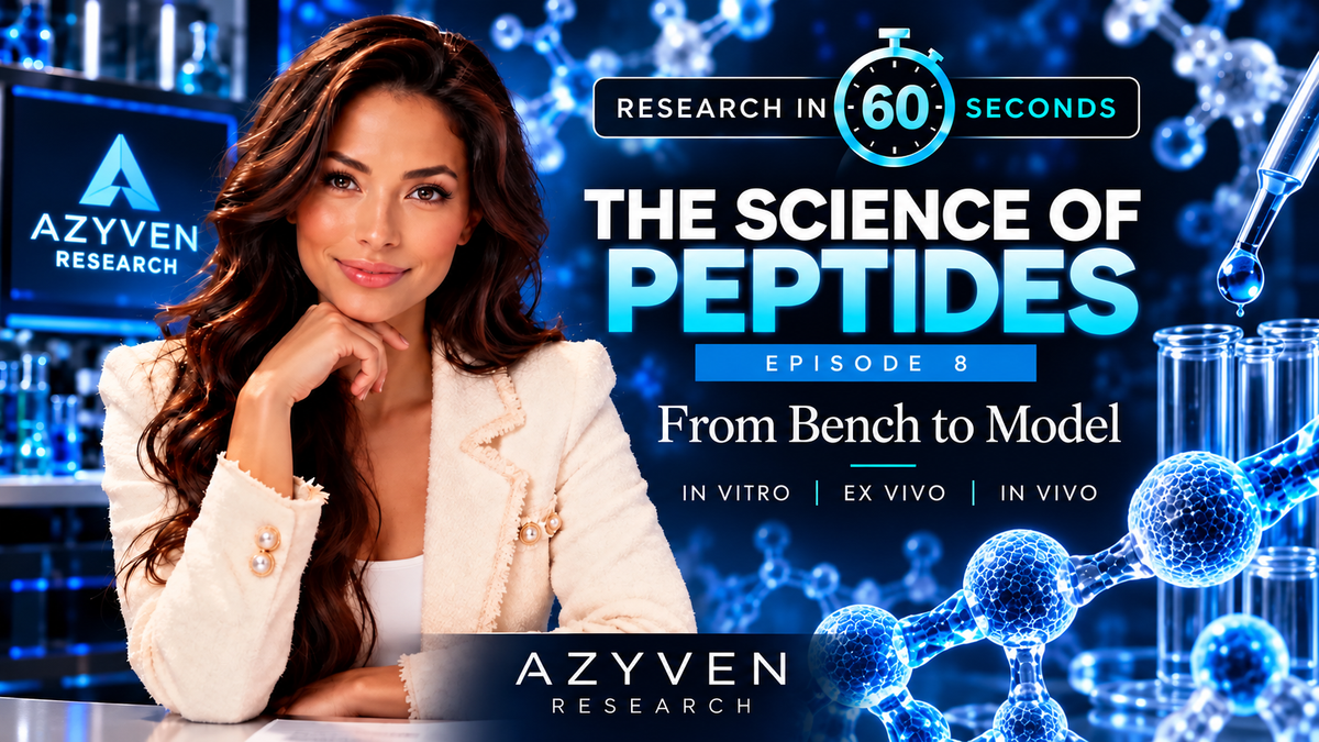 The Science of Peptides — Episode 8: From Bench to Model – Azyven Research