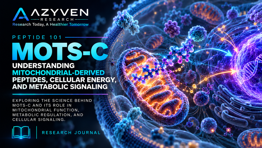 MOTS-C Peptide 101 — mitochondrial-derived peptide, cellular energy, metabolic regulation and mitochondrial-to-nuclear signaling