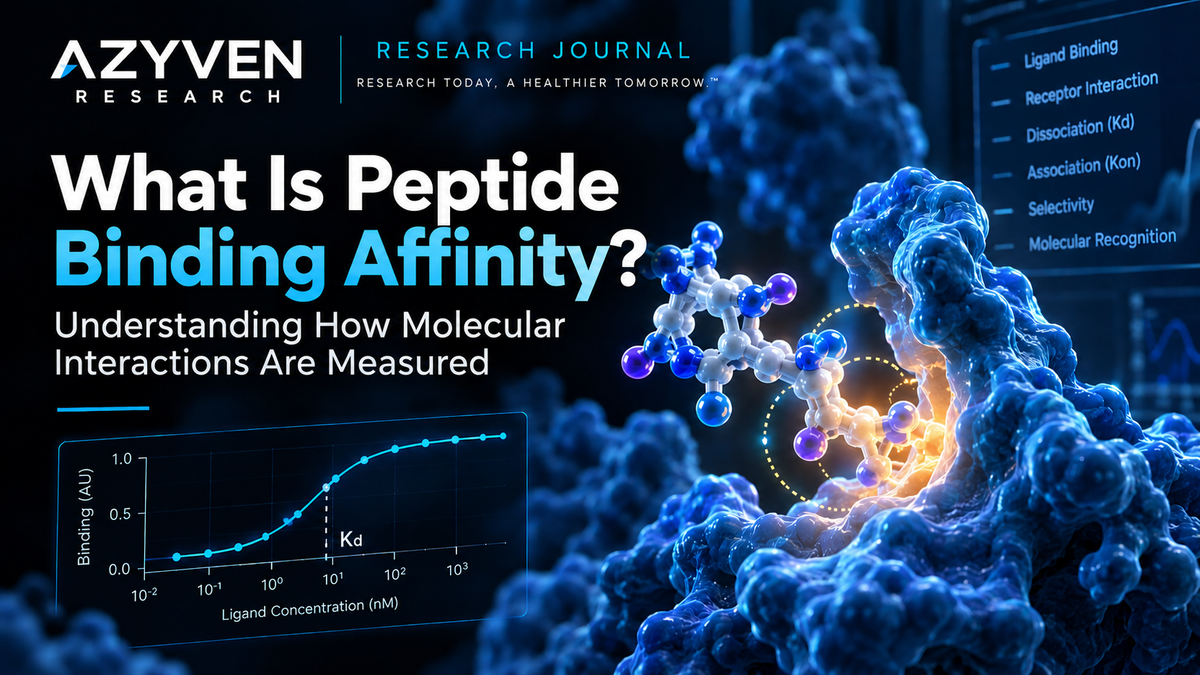 Azyven Research Journal — peptide binding affinity and molecular interactions